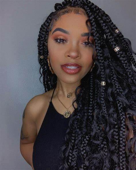 How should you dry your box braids efficiently after getting them wet?
