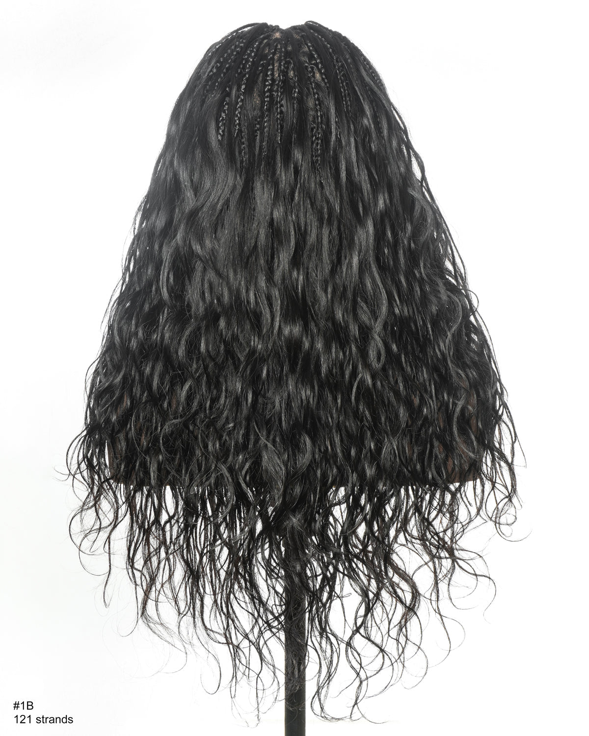 Michelle - Perruque Bora Bora Body Wave tressée de tresses Boho, entièrement lacée, cheveux humains vierges 100 % pré-décolorés