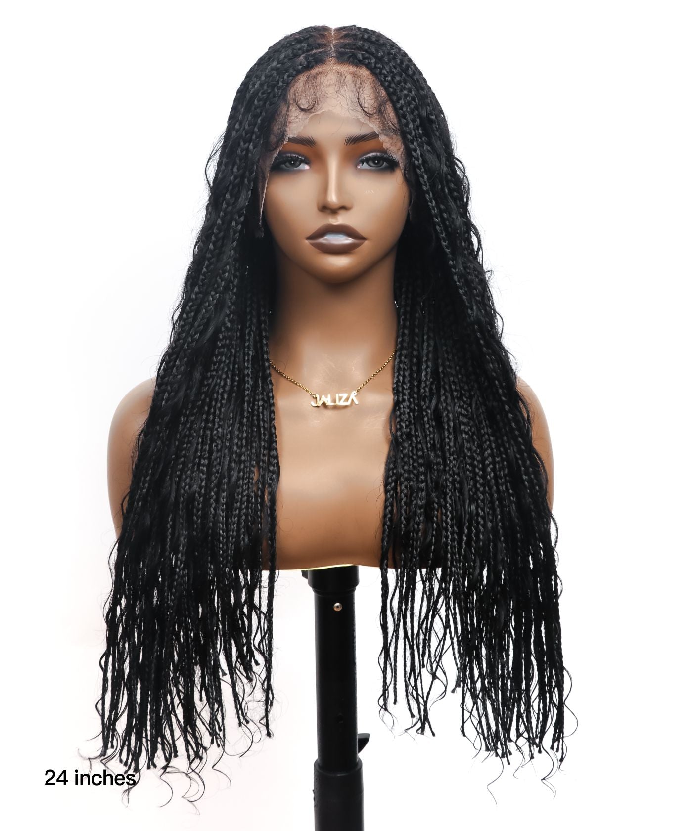 Perruque tressée de tresses Boho sans nœuds en dentelle HD Suisse sans enchevêtrement, en cheveux humains pré-décolorés, 88 mèches