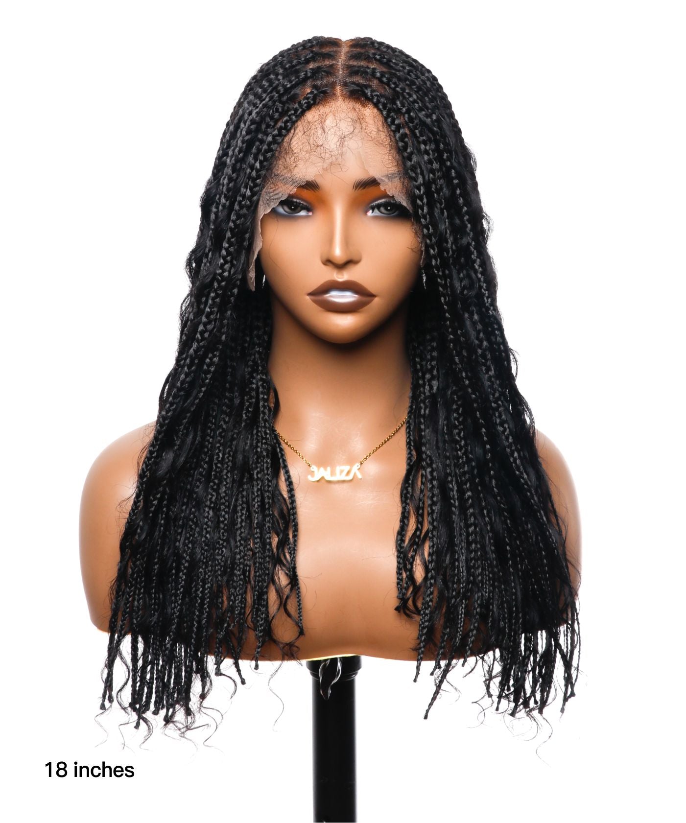 Perruque tressée de tresses Boho sans nœuds en dentelle HD Suisse sans enchevêtrement, en cheveux humains pré-décolorés, 88 mèches