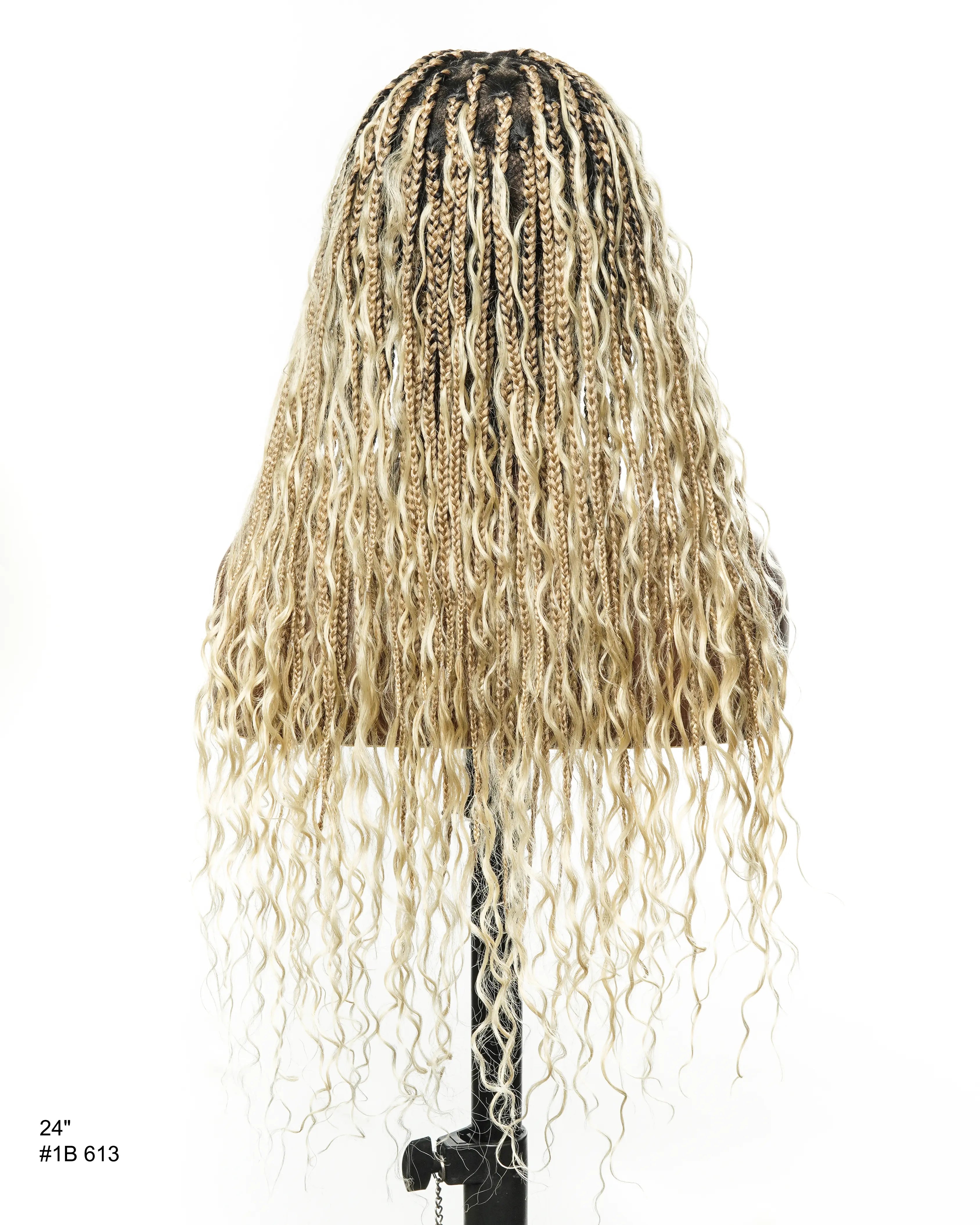 Choix essentiel - Perruque tressée bohème exclusive petite tête (petit bonnet pour petite tête)