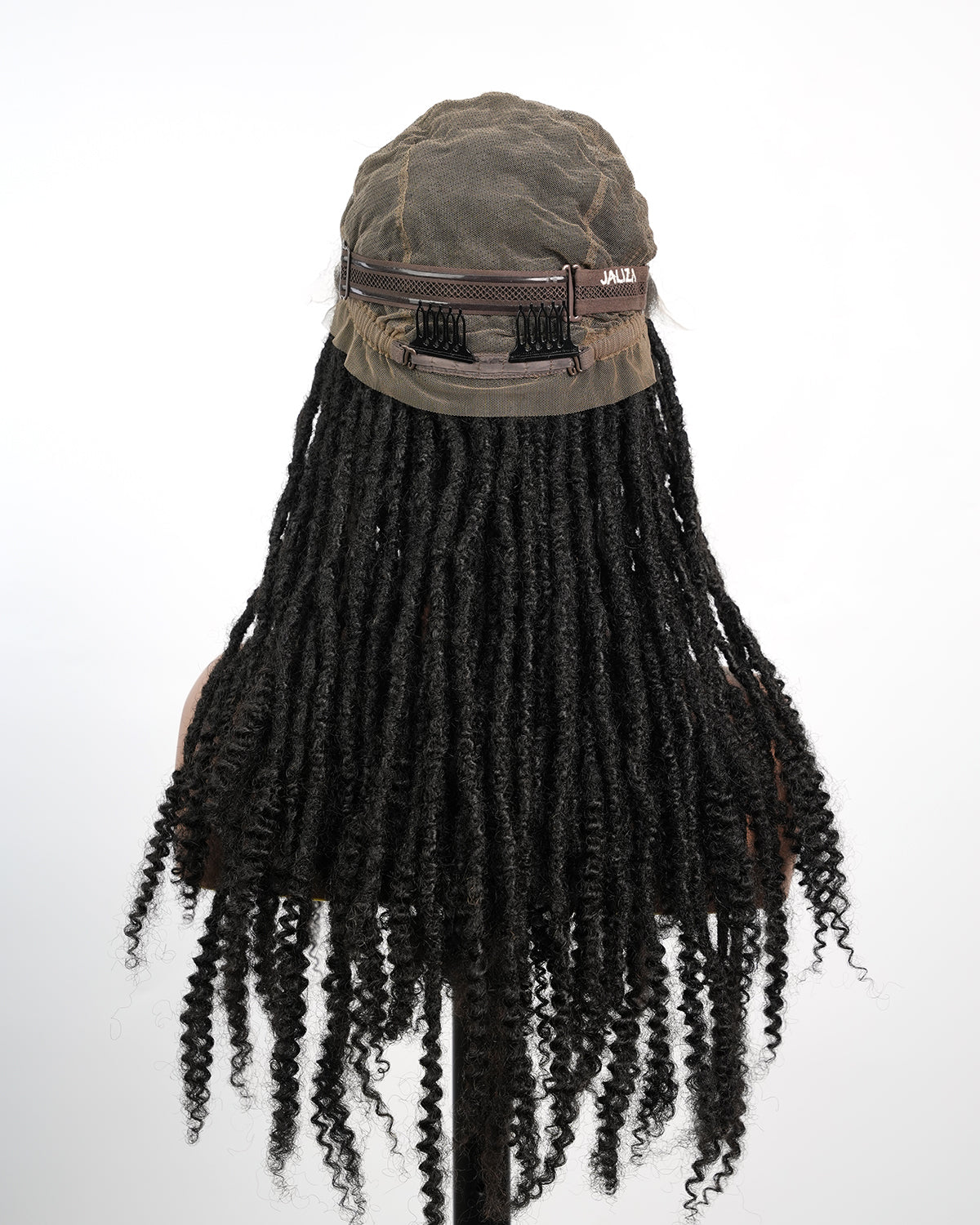 Perruque dreadlock sans nœuds en cheveux humains 100 % naturels, pré-décolorés, qualité salon, avec lace front HD