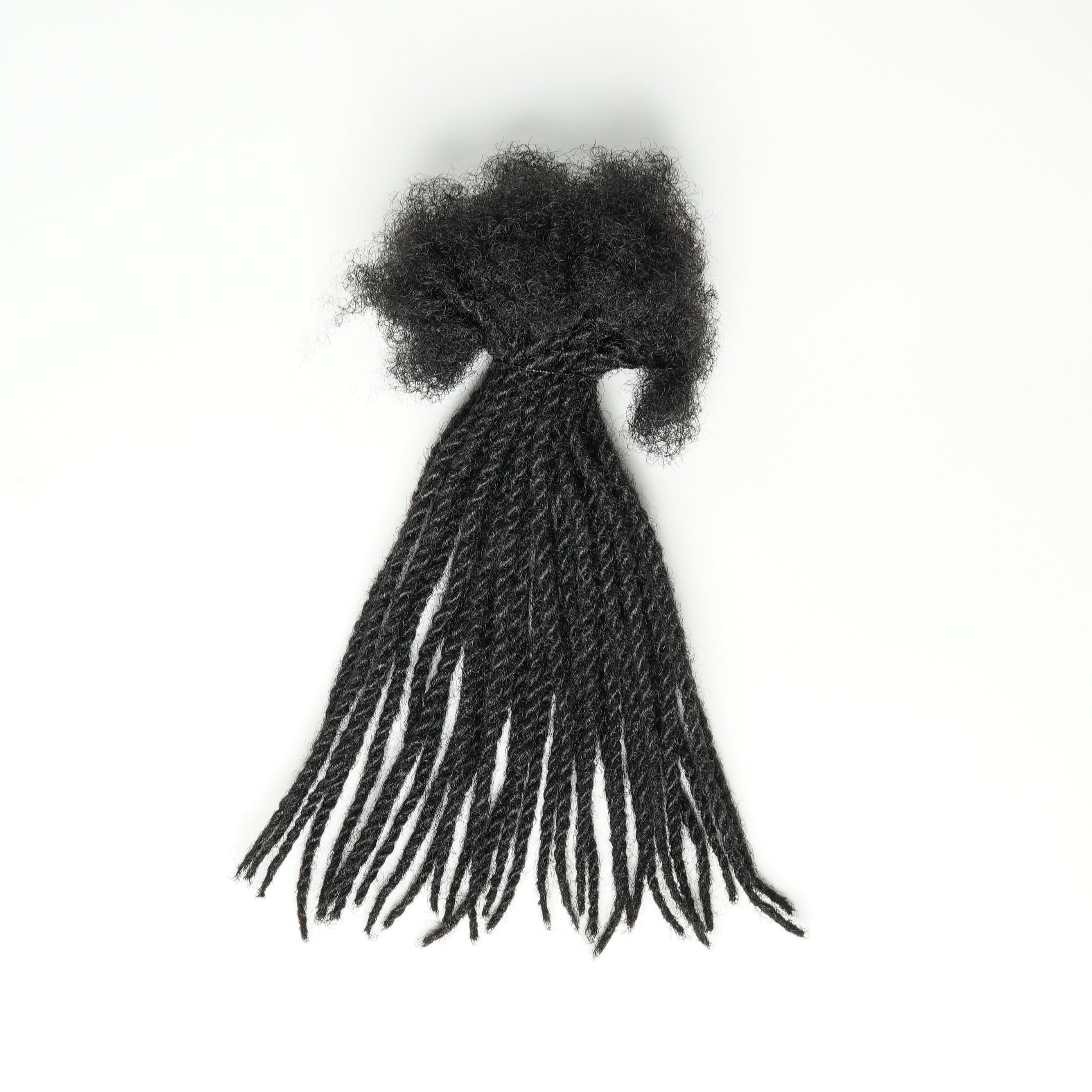 Extensions de Locs 100 % Cheveux Humains Faites à la Main, Largeur Très Fine (0,4 cm) 30 LOCS/Paquet