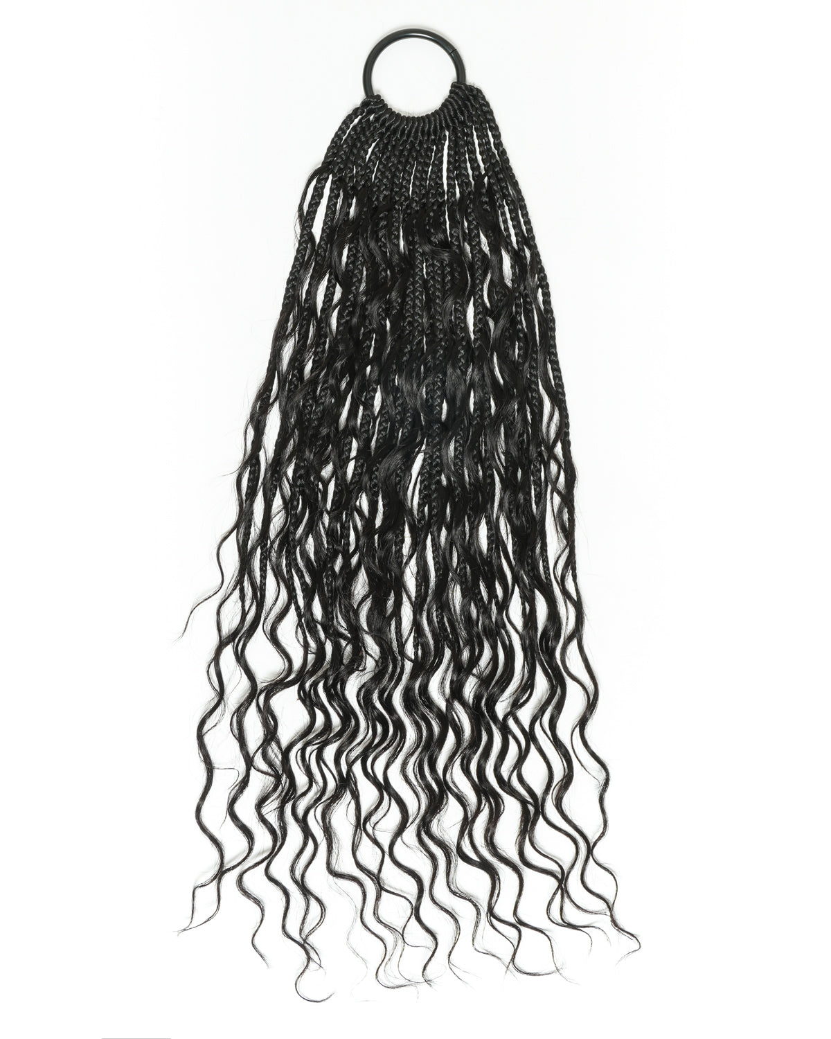Petit paquet de 20 mèches de tresses crochetées Boho - Boucles Boho en cheveux humains de 30-75 cm à ondulations profondes (20 $ de réduction en tant qu'article additionnel)
