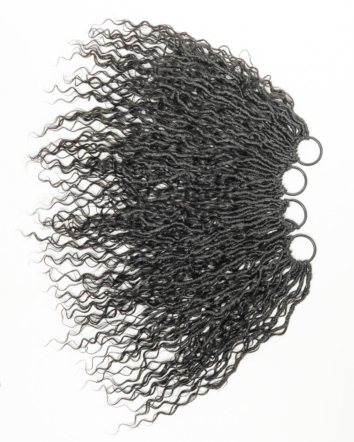 Locks BOHO au crochet pré-bouclées de 18 pouces avec boucles BOHO en cheveux naturels 80 mèches/paquet (5 boucles boho)