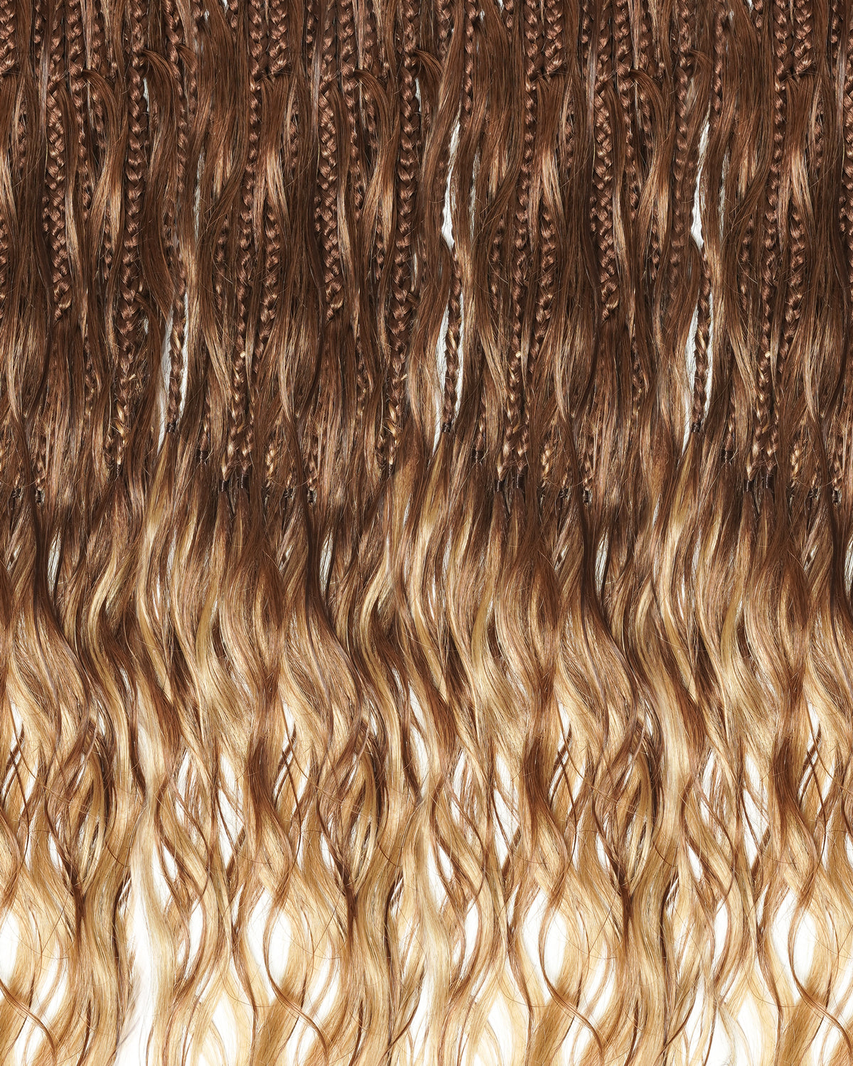 Tissages tressés Boho à ondulations naturelles en cheveux humains – Tissage de tresses