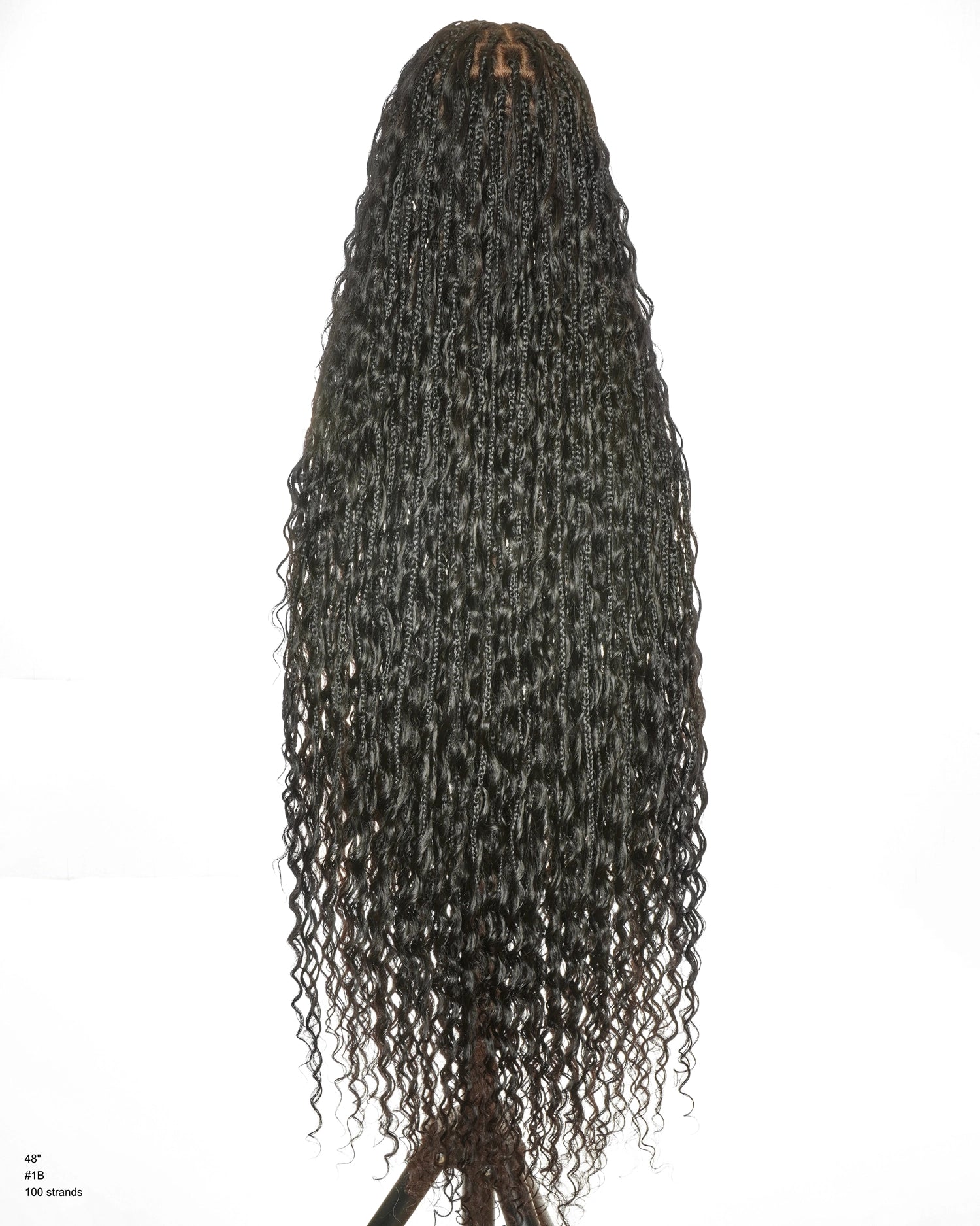 48" Full Lace Bora Bora Boho Box Braided Wig (Deep Wave Edition)