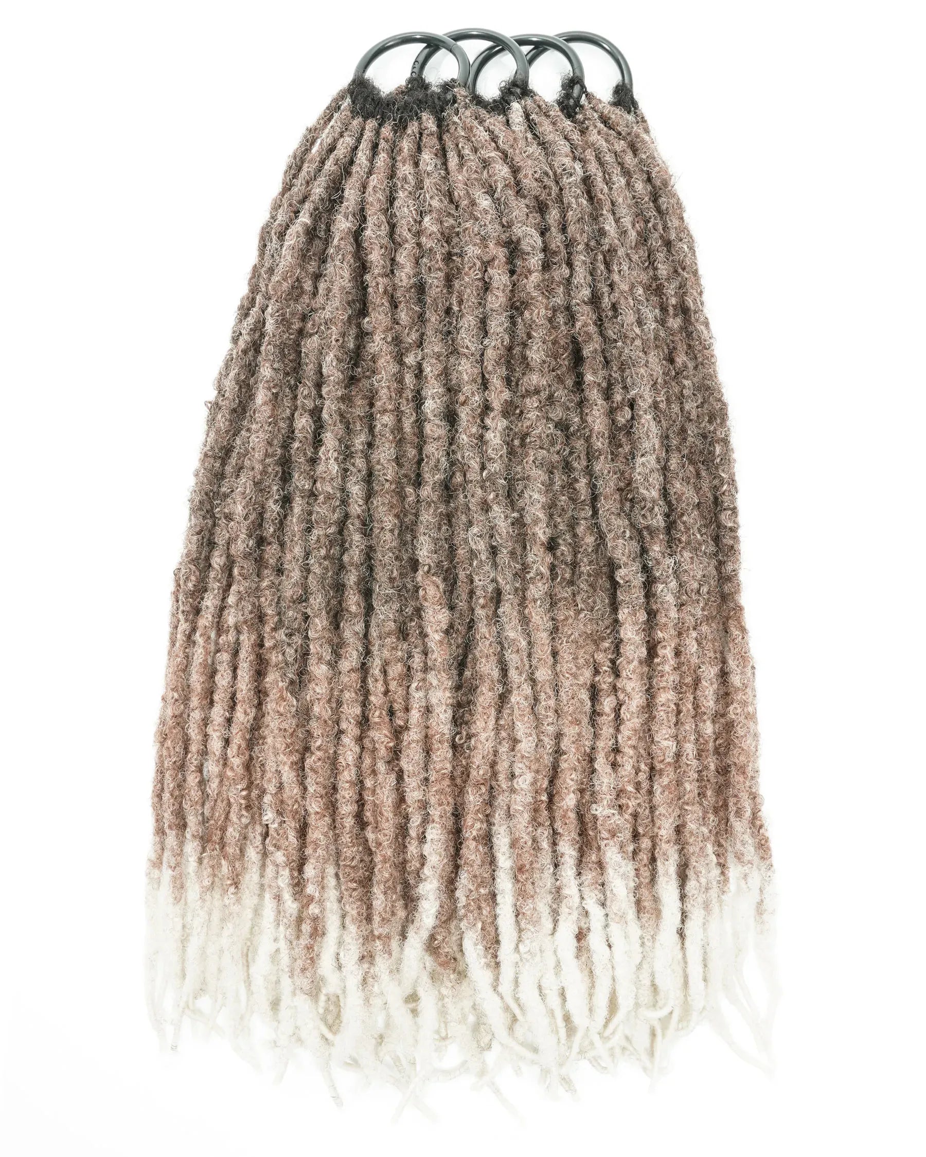 18" Crochet Faux Loc With Human Hair Top 80 Strands