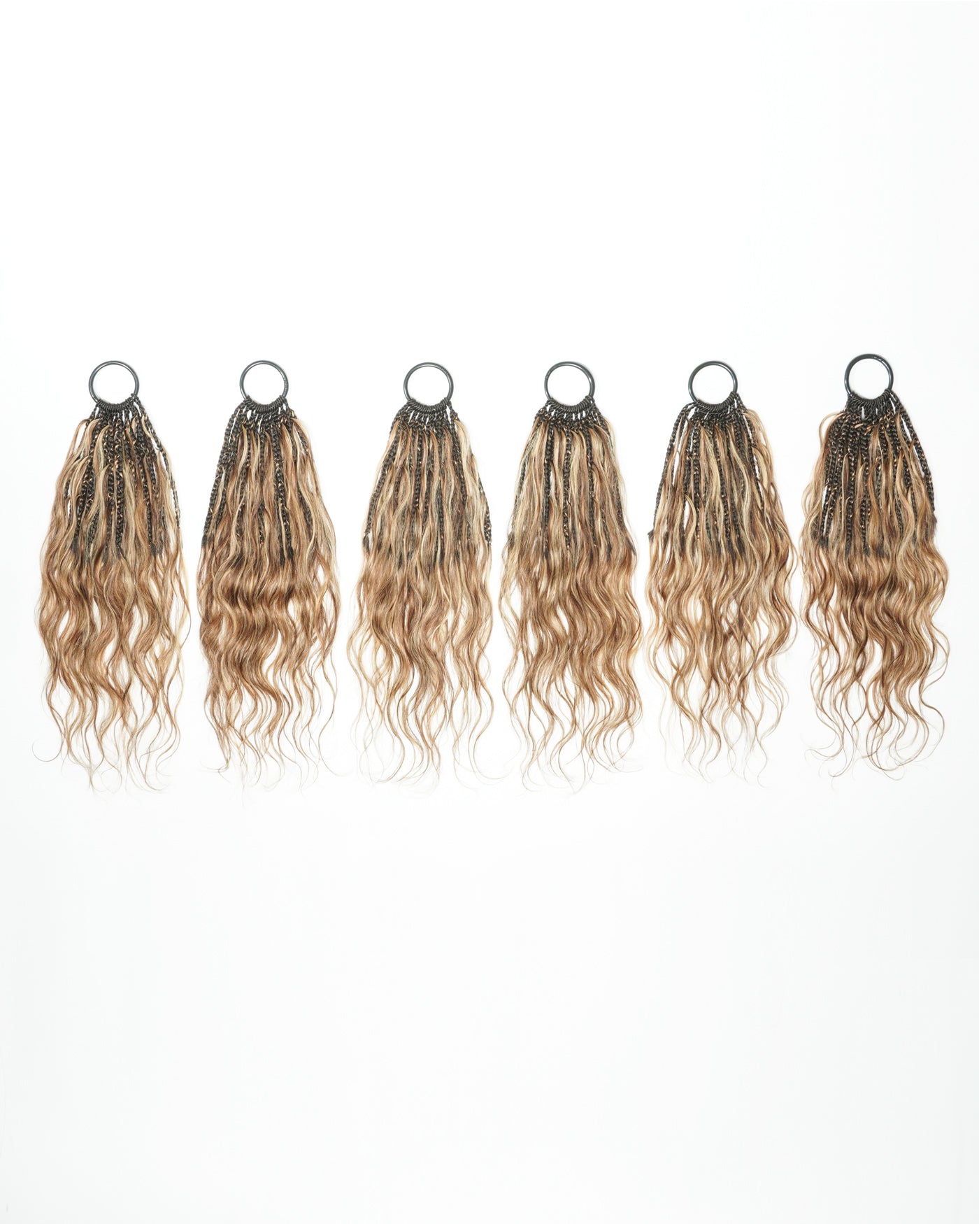 Tresses de style bohème au crochet Ghost Loop™ de 18 pouces avec boucles de cheveux humains