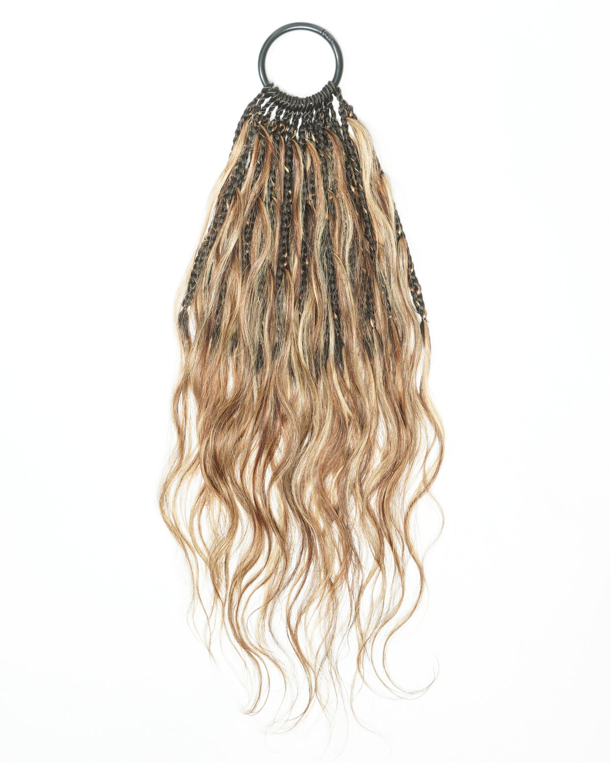 Tresses de style bohème au crochet Ghost Loop™ de 18 pouces avec boucles de cheveux humains
