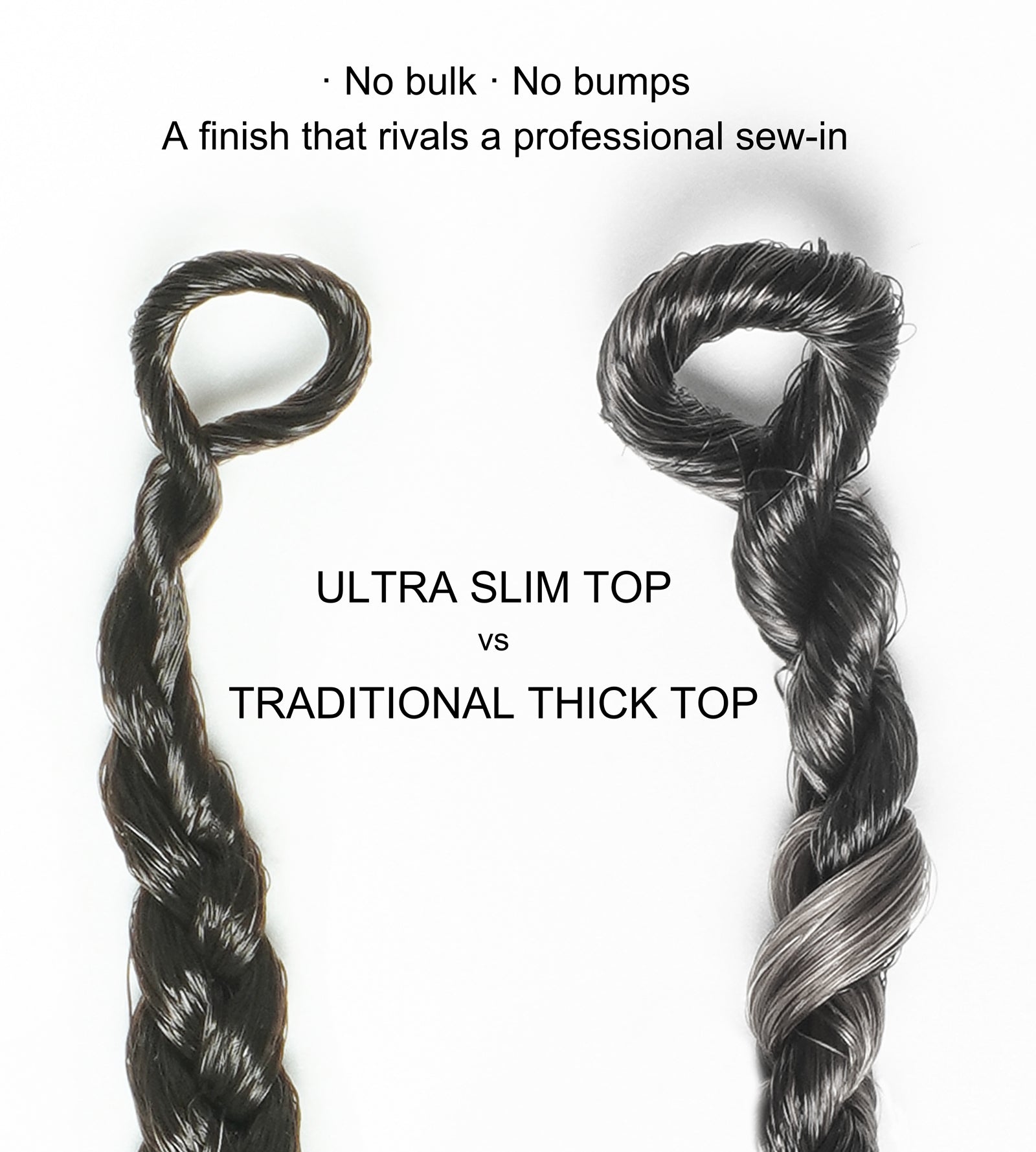 18" Ghost Loop™ Crochet Boho Braids With Water Wave Human Hair Curls