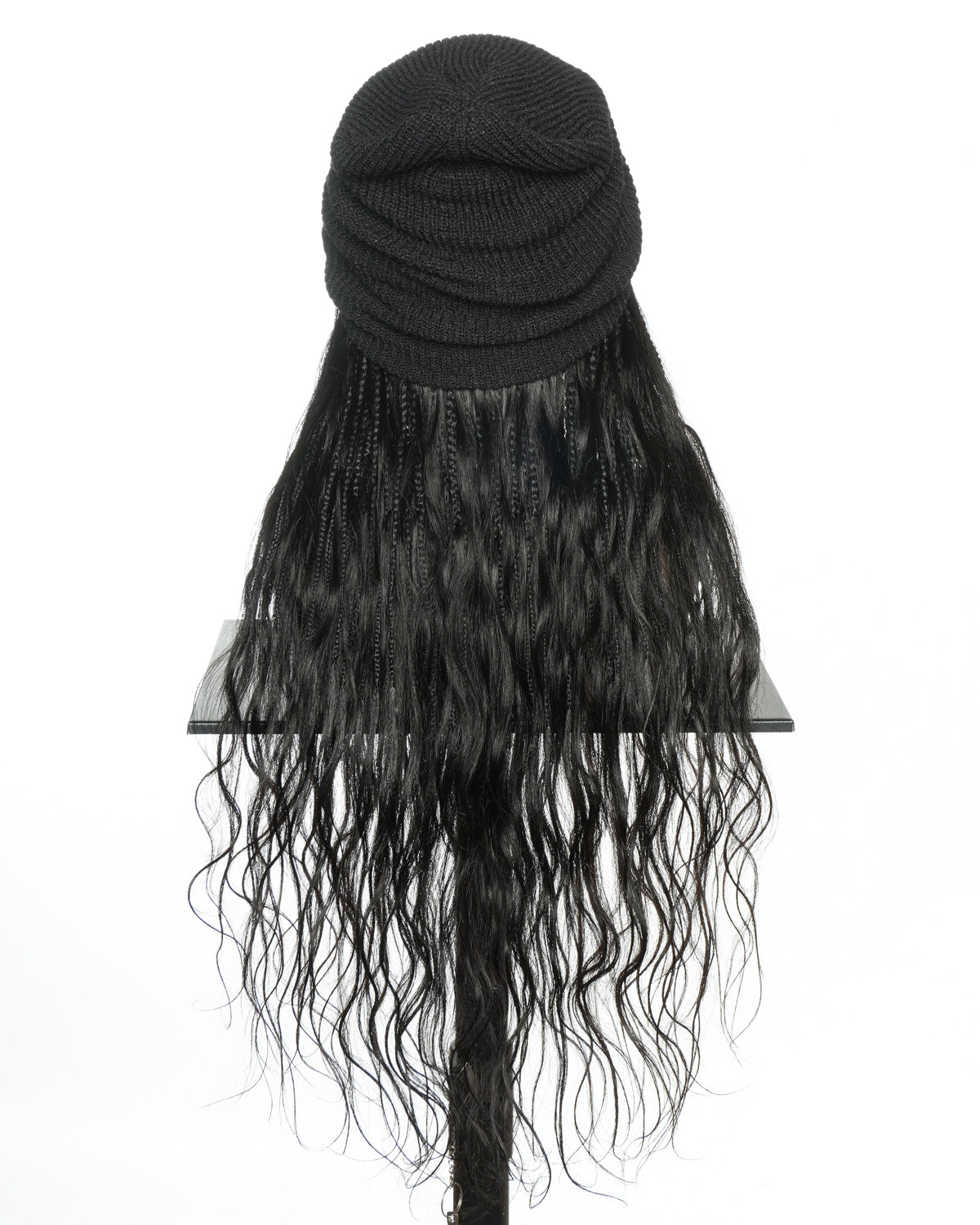Bande de tresses bohèmes sans colle de 26 po avec boucles Body Wave en cheveux naturels (tresse simple de 22 po)