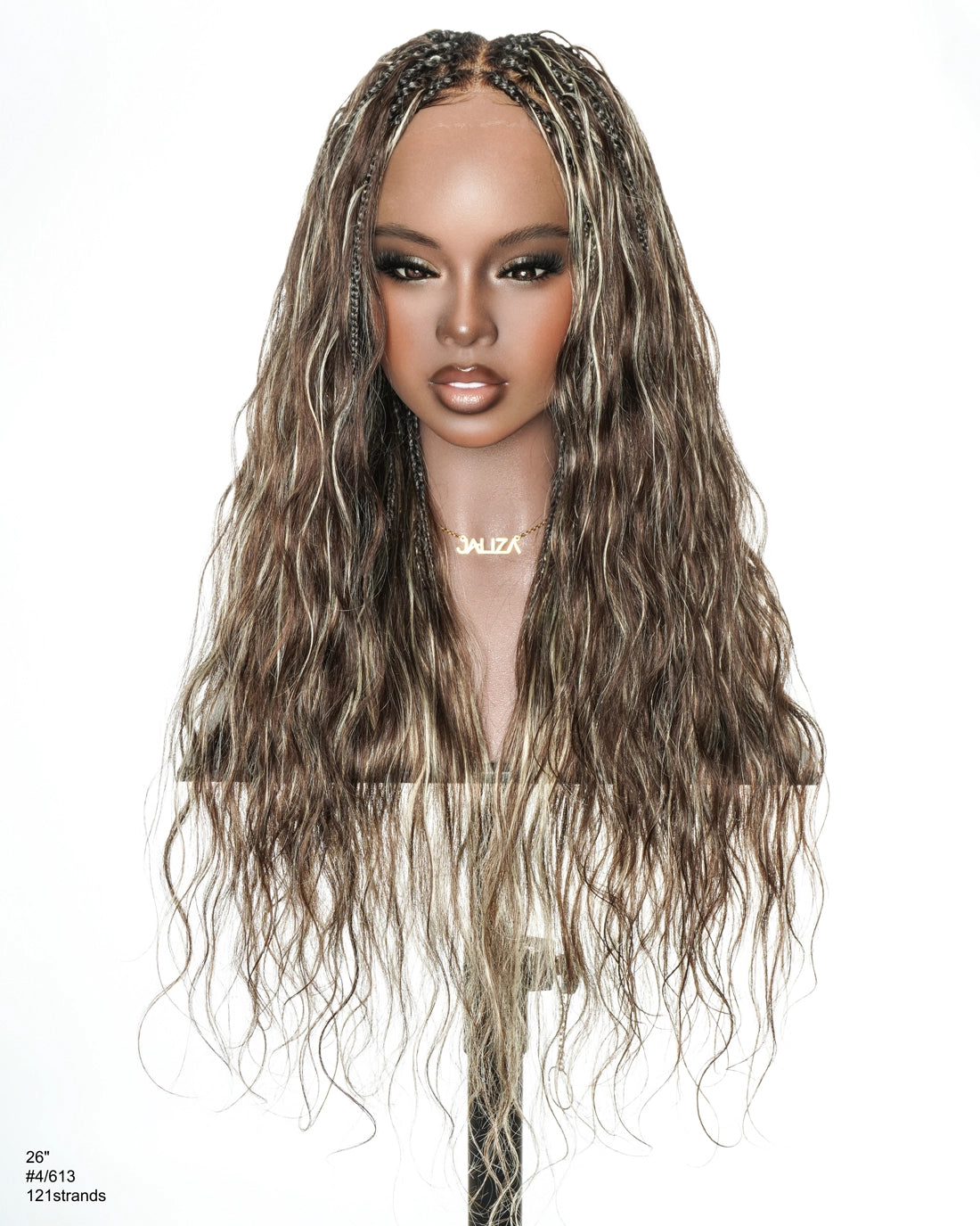 Michelle - Perruque Tressée Boho Miracle Braids Mélange Blond Champagne #4/613
