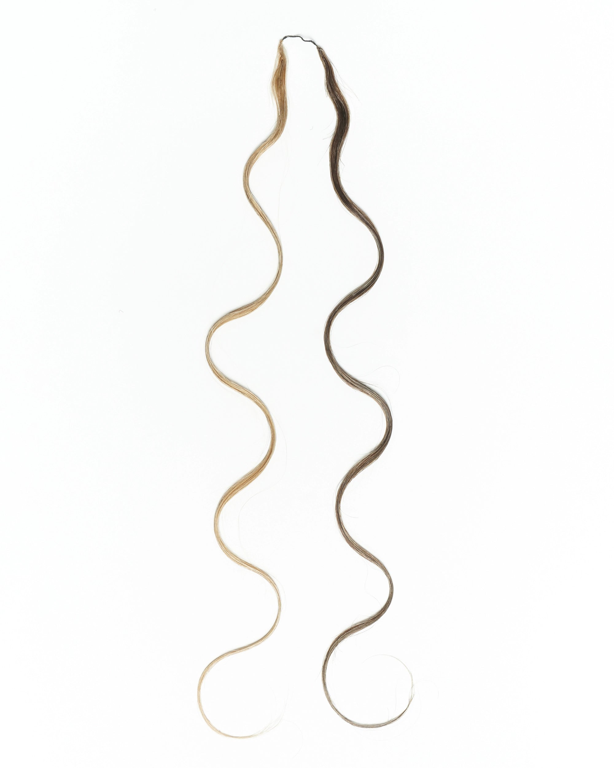 Extensions de cheveux tressés à la main 100 % cheveux humains 18" style plume pour tresses Miracle Knots