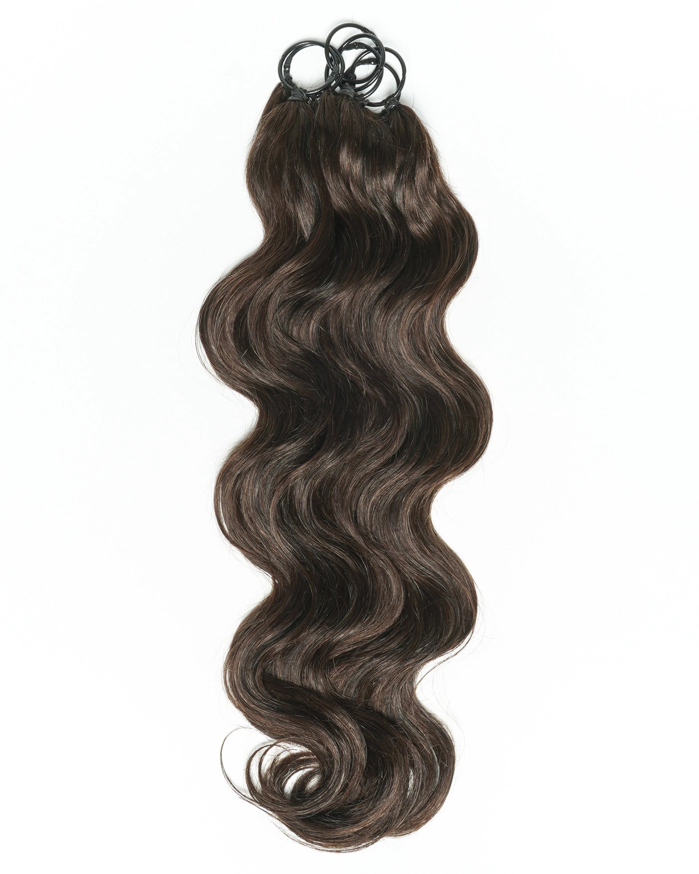 Extensions de cheveux tressés à la main 100 % cheveux humains 18" style plume pour tresses Miracle Knots
