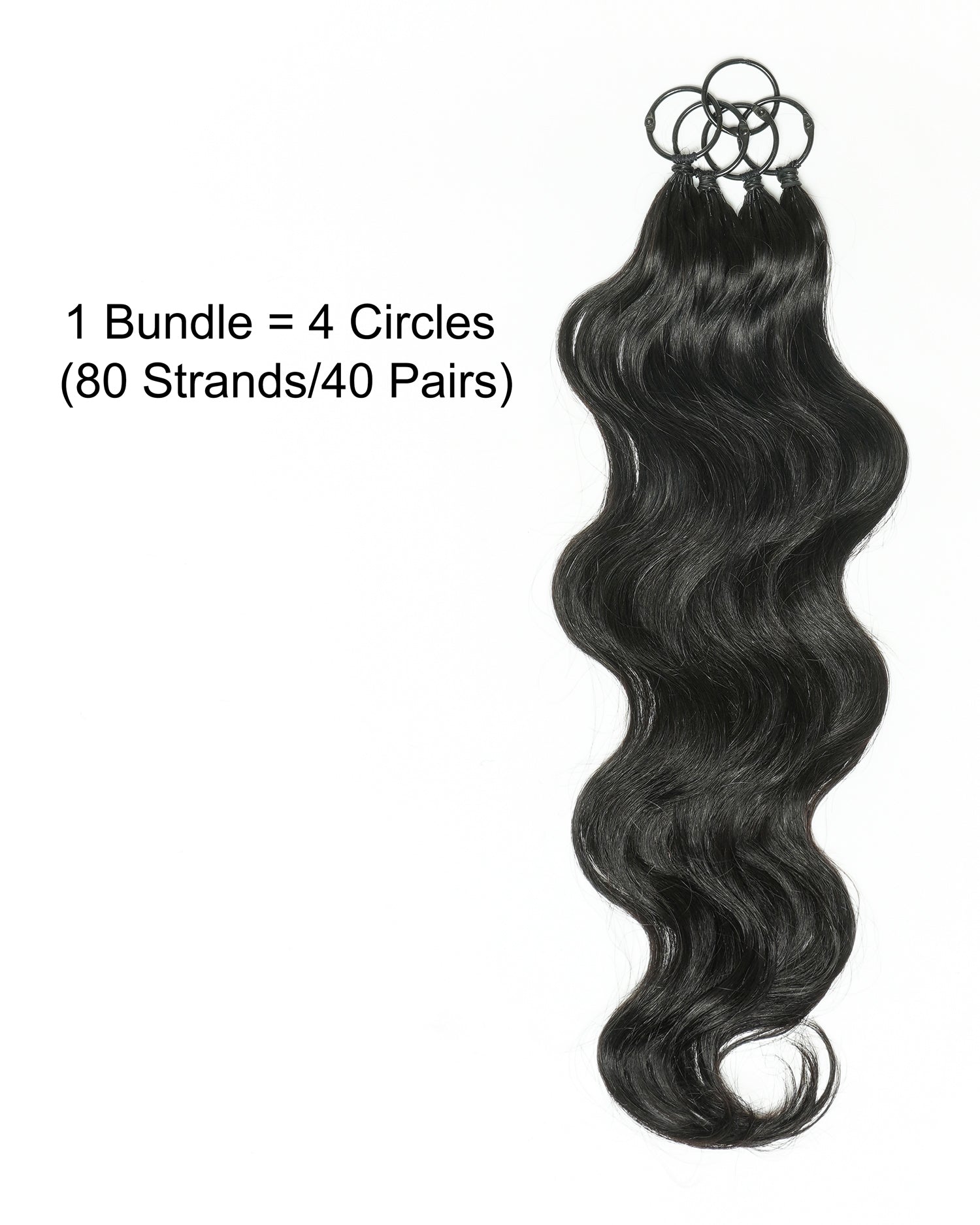 Extensions de cheveux tressés à la main 100 % cheveux humains 18" style plume pour tresses Miracle Knots