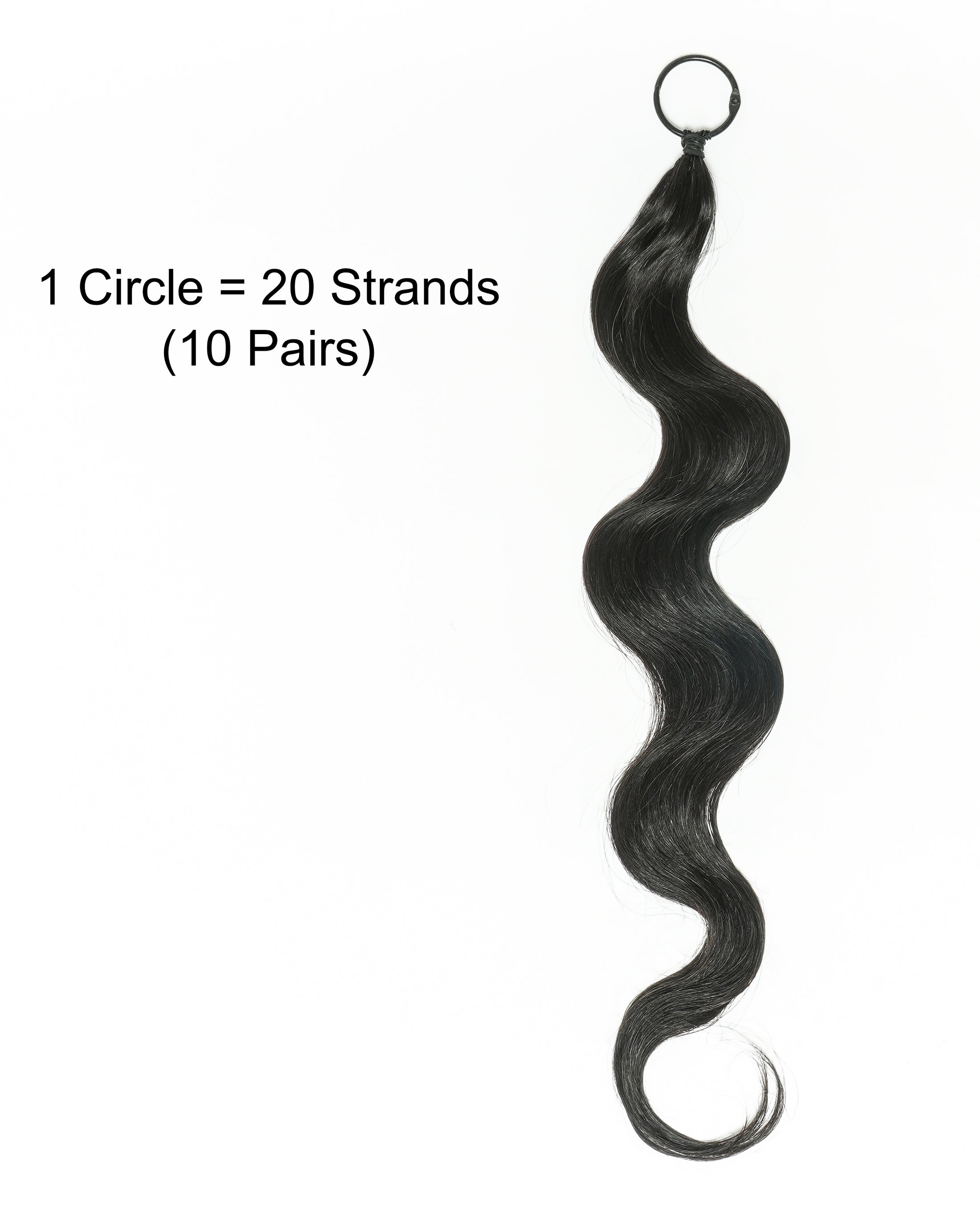 Extensions de cheveux tressés à la main 100 % cheveux humains 18" style plume pour tresses Miracle Knots