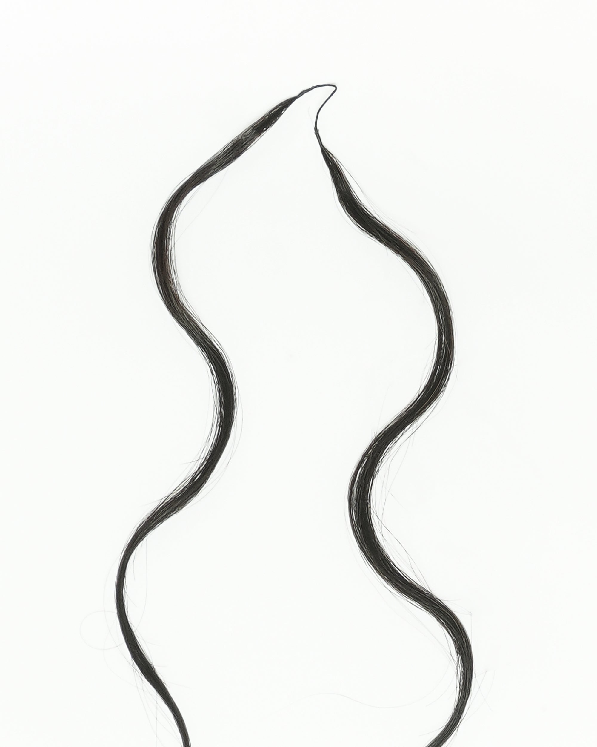 Extensions de cheveux tressés à la main 100 % cheveux humains 18" style plume pour tresses Miracle Knots