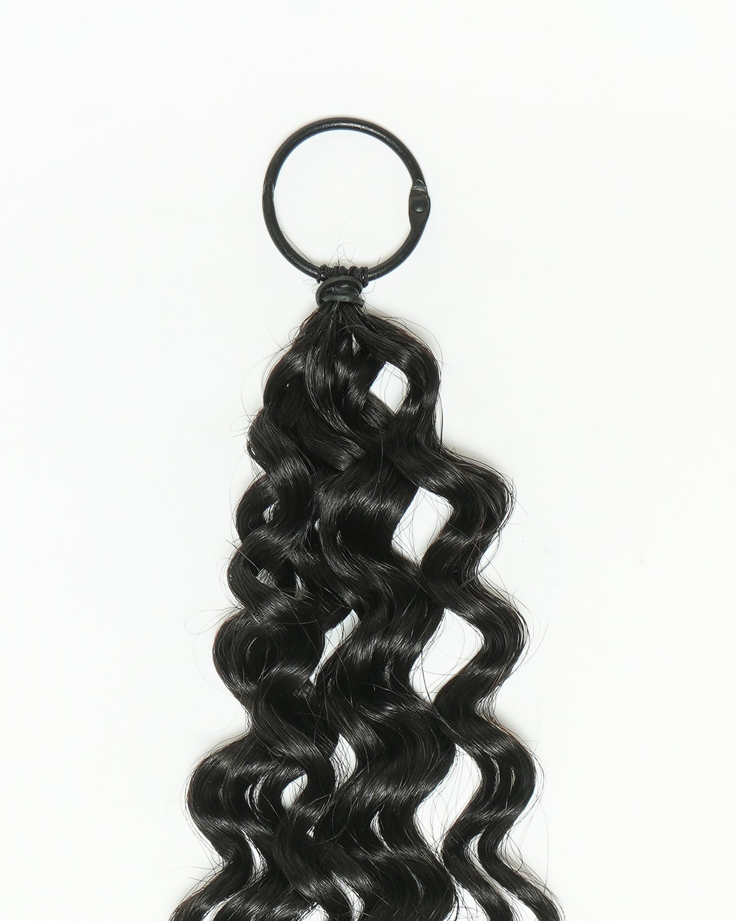 Extensions de cheveux tressés à la main 100 % cheveux humains 18" style plume pour tresses Miracle Knots
