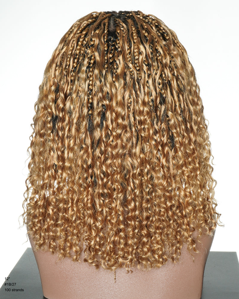 Perruque tressée Nami Bob 30 cm - JALIZA Slip-On™ Water Wave Boho