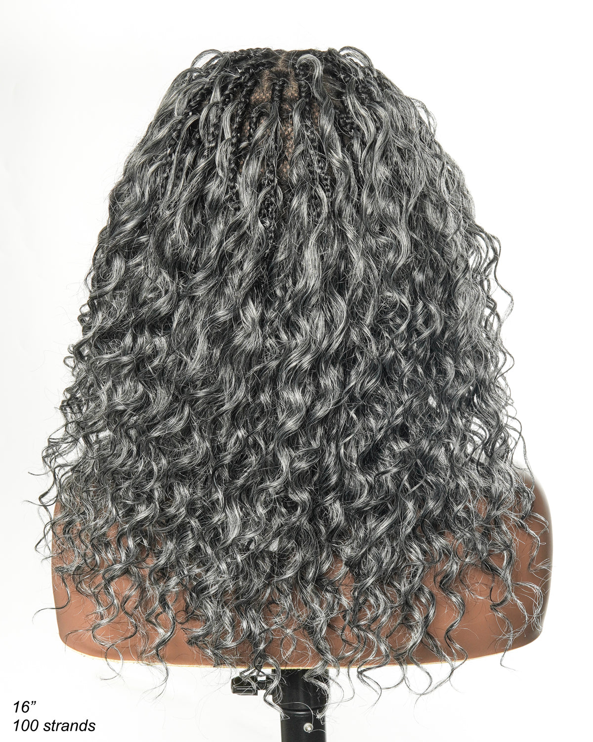 Choix essentiel - Perruque tressée bohème exclusive petite tête (petit bonnet pour petite tête)