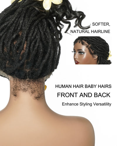 Perruque 100 % cheveux humains naturels pré-décolorés, HD, entièrement en dentelle, 45 cm, avec pointes bouclées