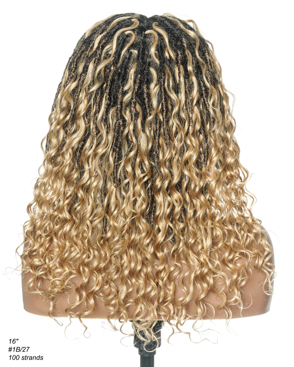 Perruque de Locs Boho sans nœuds en cheveux humains naturels avec boucles Boho et dentelle suisse HD, qualité salon