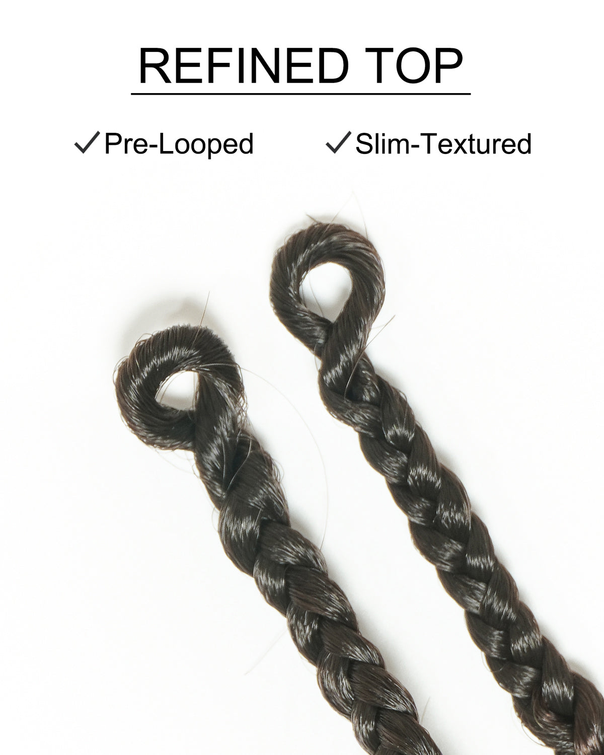 Kiki Tresses au Crochet - 30-75 cm Avec Boucles de Cheveux Humains 100 Brins/Paquet Ondulées Profondes