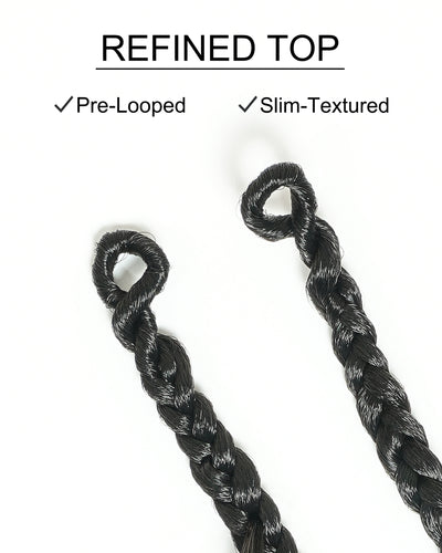 JALIZA Michelle - Tresses Boho au Crochet Bora Bora | Cheveux Humains Miracle Body Wave