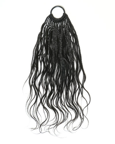 Solution de tressage autonome d'une heure : Nœuds miracle/Tresses Boho au crochet + Lot de tissages en cheveux naturels ondulés