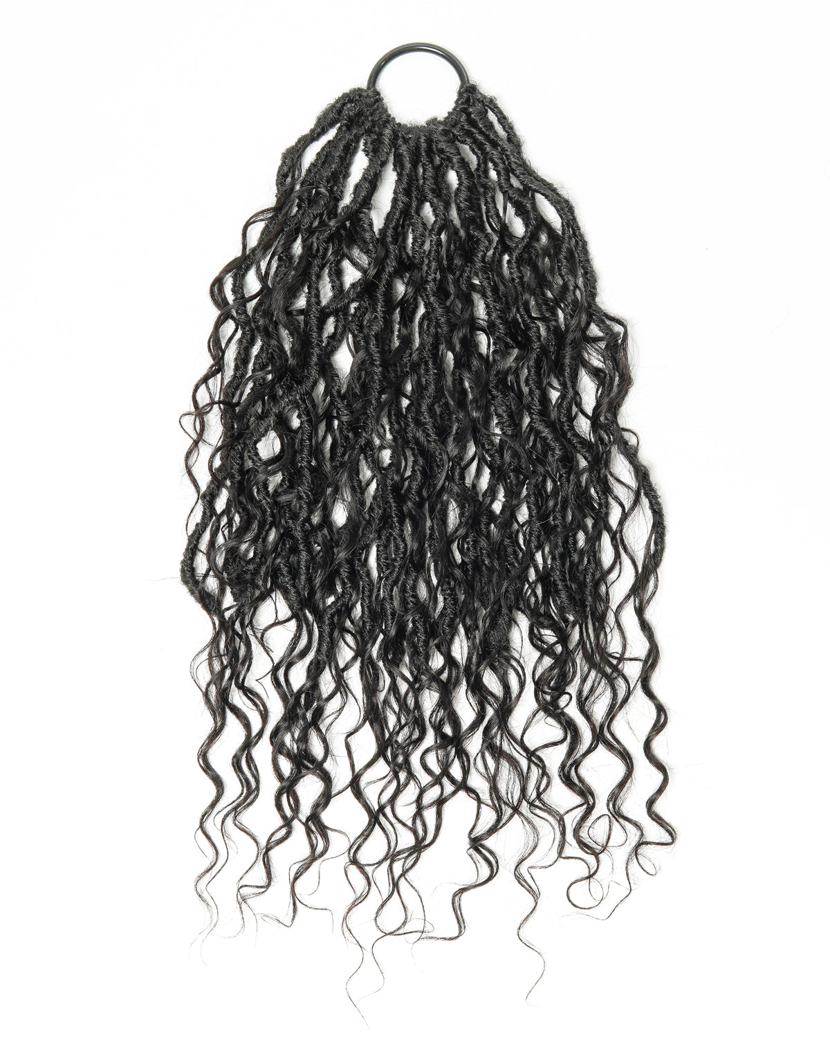 Locks BOHO au crochet pré-bouclées de 18 pouces avec boucles BOHO en cheveux naturels 80 mèches/paquet (5 boucles boho)