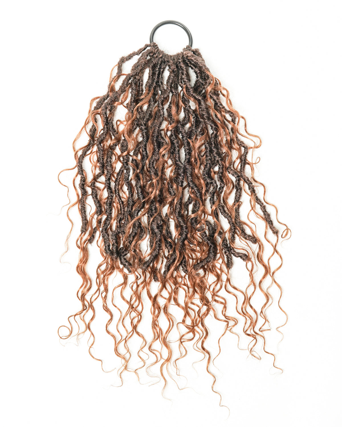 Locks BOHO au crochet pré-bouclées de 18 pouces avec boucles BOHO en cheveux naturels 80 mèches/paquet (5 boucles boho)