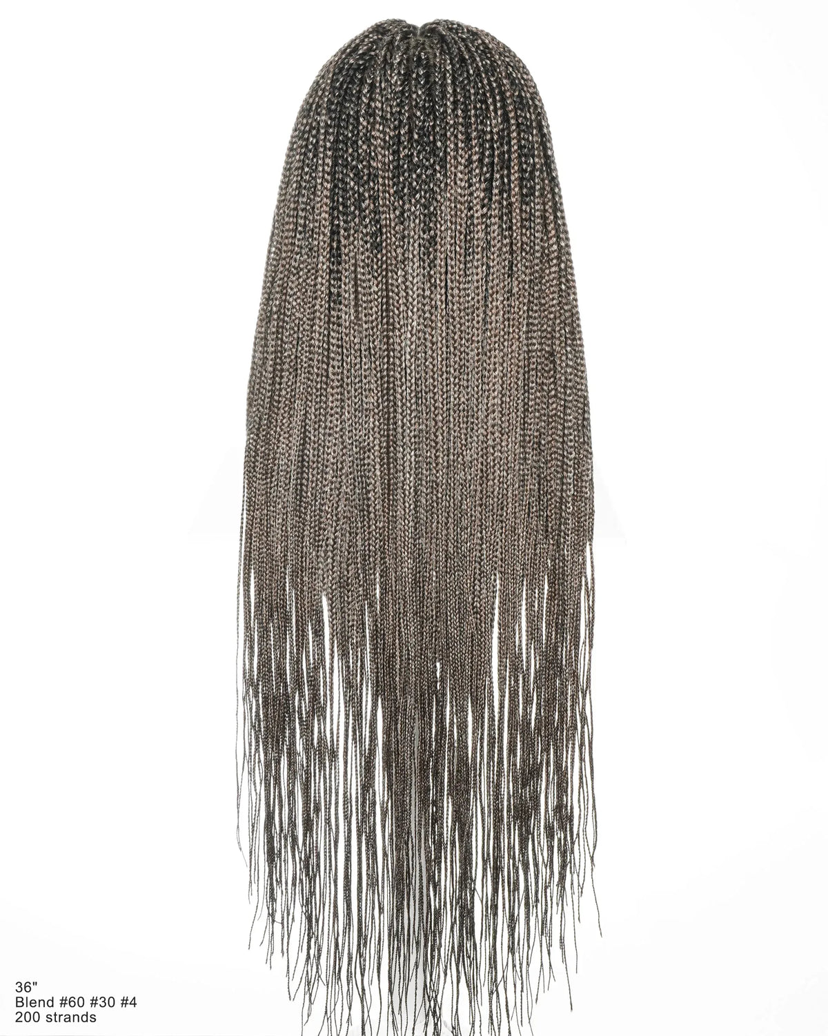 Micro Box Knotless Braided Wig 36" 200 Strands