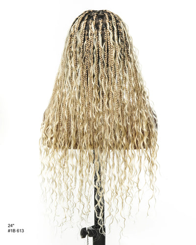 Choix essentiel - Perruque tressée bohème exclusive petite tête (petit bonnet pour petite tête)