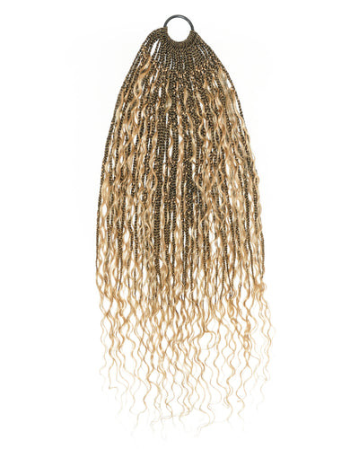 Tresses Bohèmes au Crochet en Cheveux Naturels Pré-Bouclées de 76 cm, 90 Brins/Paquet (6 Boucles Bohèmes)