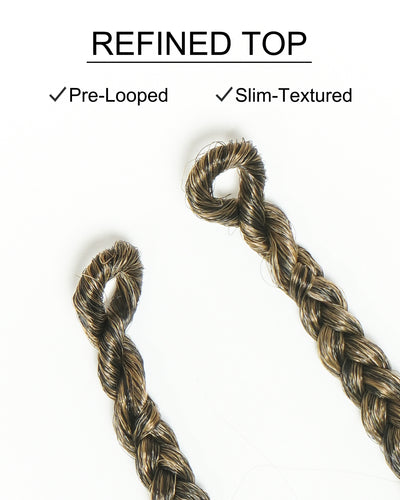 Tresses Bohèmes au Crochet en Cheveux Naturels Pré-Bouclées de 76 cm, 90 Brins/Paquet (6 Boucles Bohèmes)