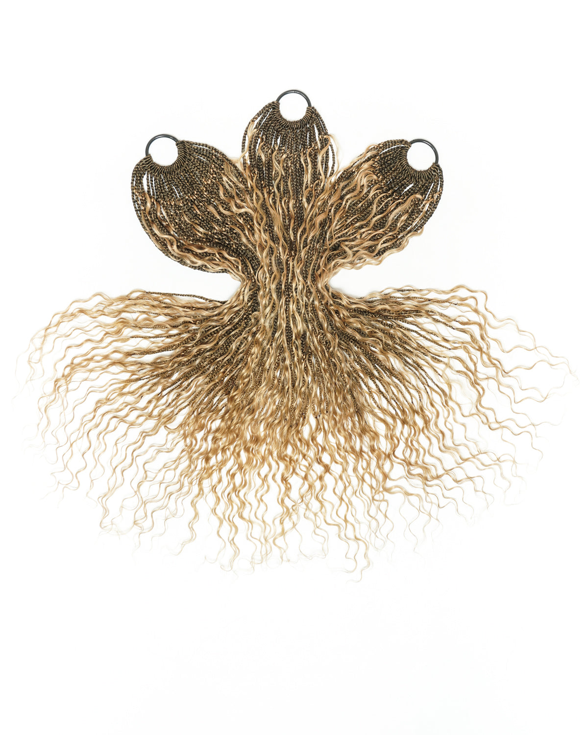 Tresses Bohèmes au Crochet en Cheveux Naturels Pré-Bouclées de 76 cm, 90 Brins/Paquet (6 Boucles Bohèmes)