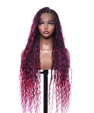 Choix essentiel - Perruque tressée bohème exclusive petite tête (petit bonnet pour petite tête)