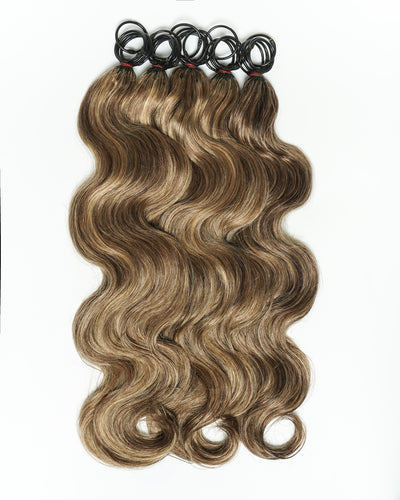 Extensions de cheveux en crochet à nœuds magiques 100 % cheveux naturels, Body Wave
