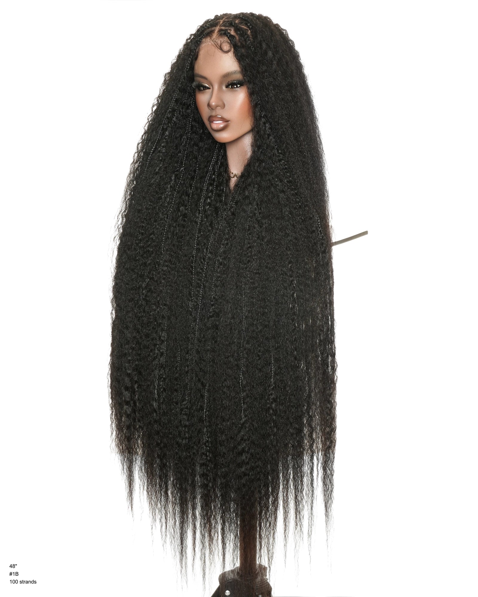 Makeda 48" Kinky Straight Bora Bora Braided Wig