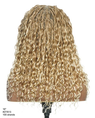 Choix essentiel - Perruque tressée bohème exclusive petite tête (petit bonnet pour petite tête)