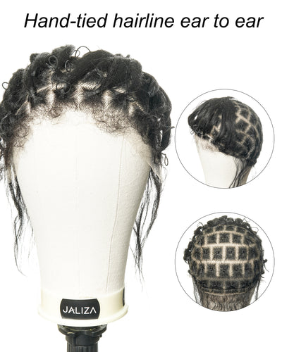 Bonnet HD entièrement lacé pour le tressage de cheveux - Cheveux humains avec baby hair - Pour l'alopécie et les cheveux clairsemés