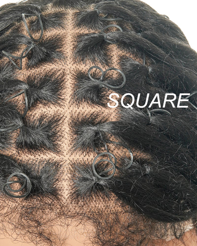 Bonnet HD entièrement lacé pour le tressage de cheveux - Cheveux humains avec baby hair - Pour l'alopécie et les cheveux clairsemés