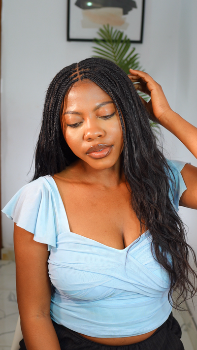 Tissages tressés Boho à ondulations naturelles en cheveux humains – Tissage de tresses