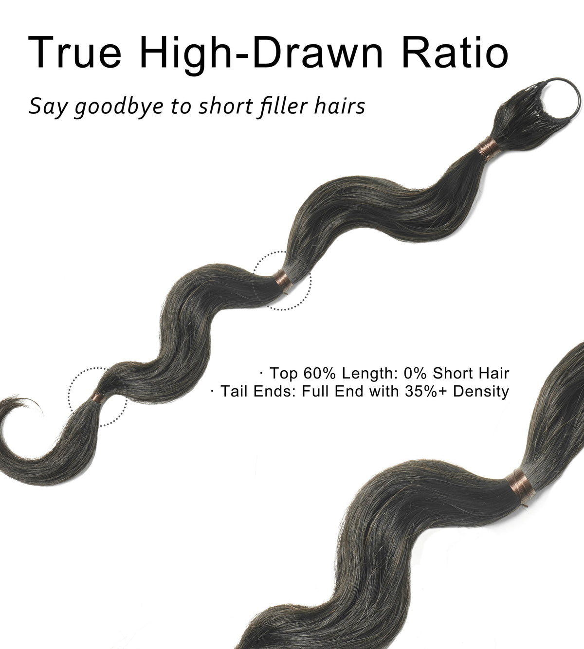 PrimeFlow™ Human Hair Pixie Curly Crochet Hair For Miracle Knots Boho Braids
