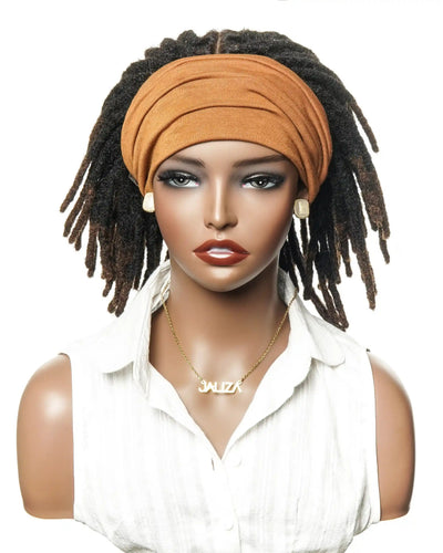 Perruque en dentelle complète Swiss HD pré-blanchie, 100 % cheveux naturels, dreadlocks de 12" qualité salon (une seule tresse mesure 6.5"-8.2")