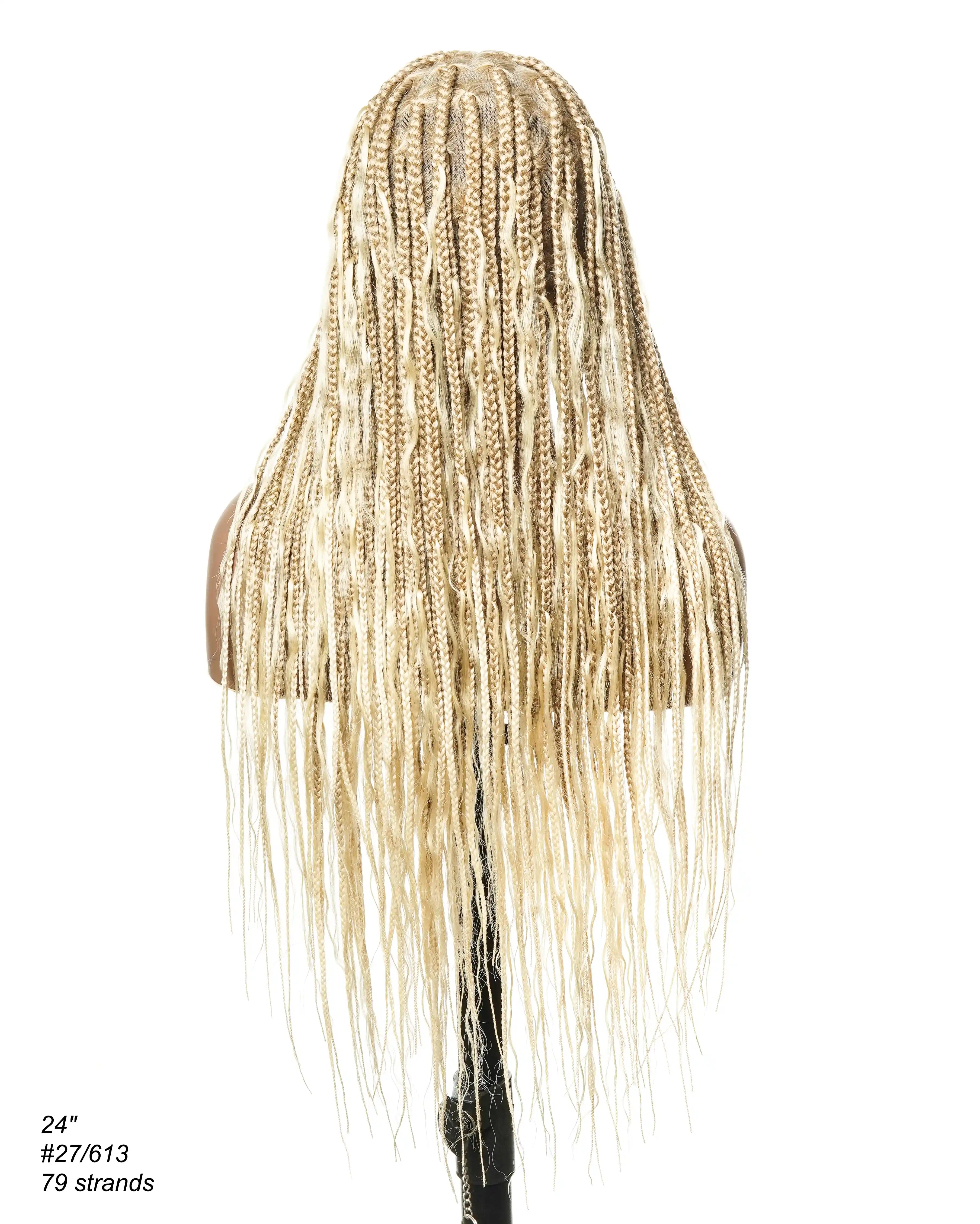 Choix essentiel - Perruque tressée bohème exclusive petite tête (petit bonnet pour petite tête)