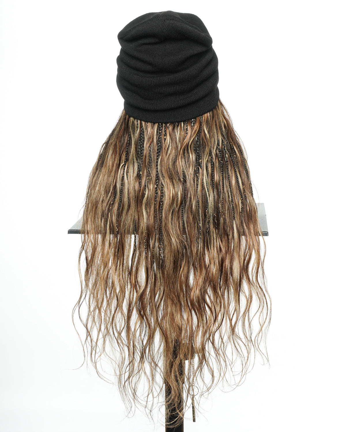 Bande de tresses bohèmes sans colle de 26 po avec boucles Body Wave en cheveux naturels (tresse simple de 22 po)