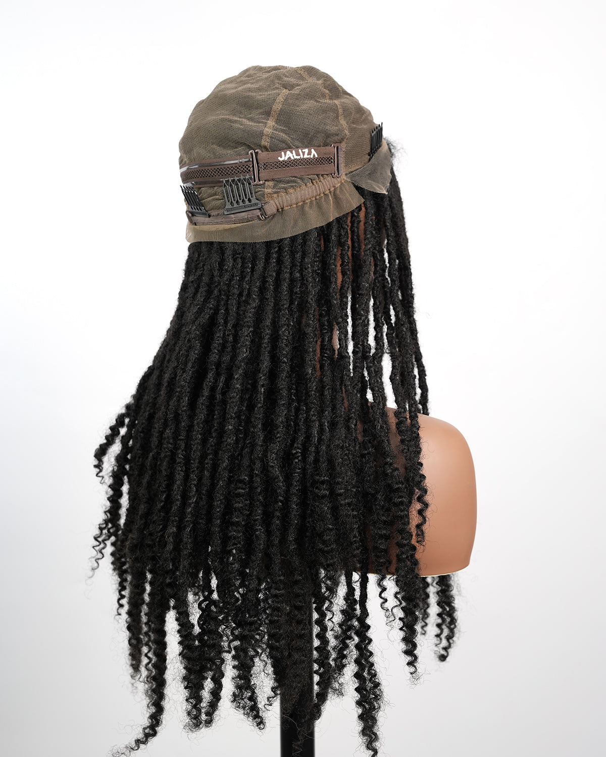 Pre Bleached 100% Human Hair HD Full Lace Salon-level Knotless Dreadlock Wig