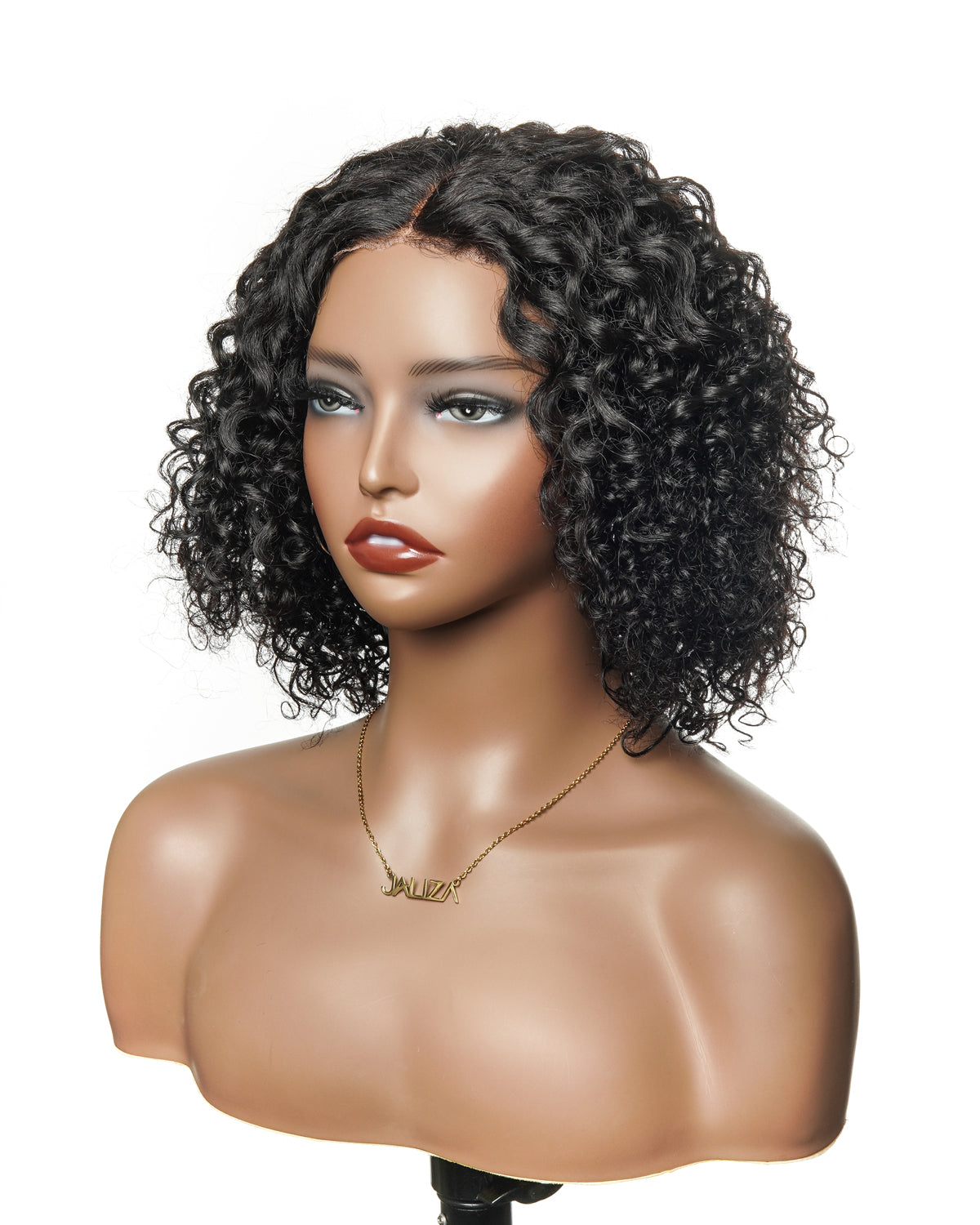 14" 100% Virgin Human Hair Deep Wave Bob Glueless Pre Cut Pre Bleached HD Lace Wear to Go (for US Market Only)